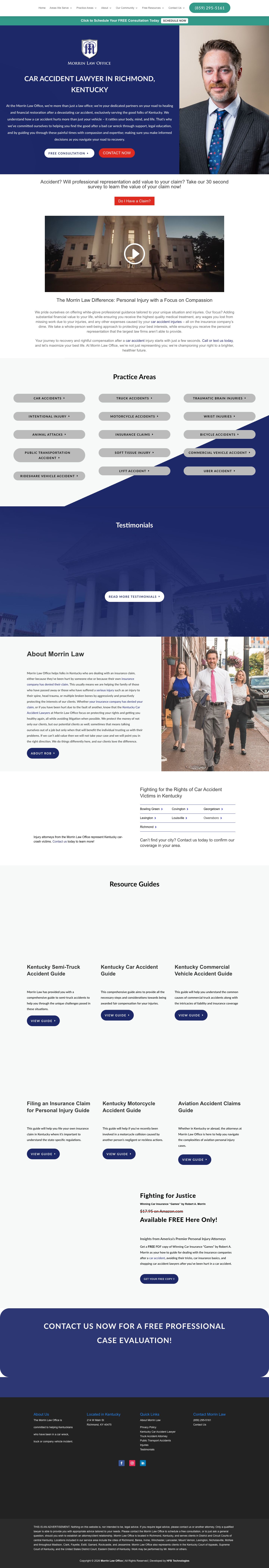 Morrin Law Office website designed and maintained by Cherrymoon